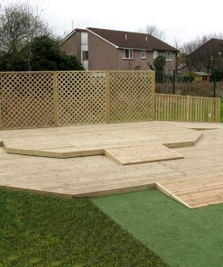 playground decking stage
